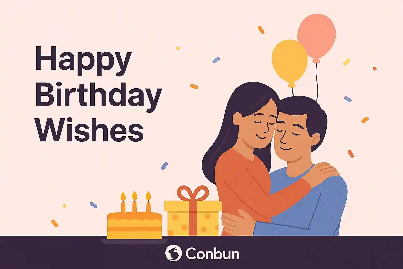 Romantic Birthday Card For Her, image size:1536x1024